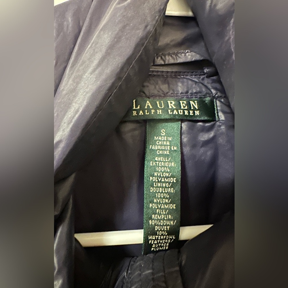 RALPH LAUREN Down-Filled Long Puffa Coat Jacket in Women’s Small - Picture 3 of 9
